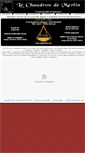 Mobile Screenshot of lechaudrondemerlin.com